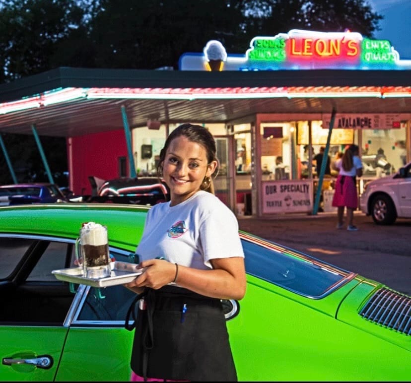 Annalise with custard